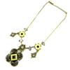 Les Trésors De Lily [B5355] - Designer Necklace 'Aliénor' White / Gray