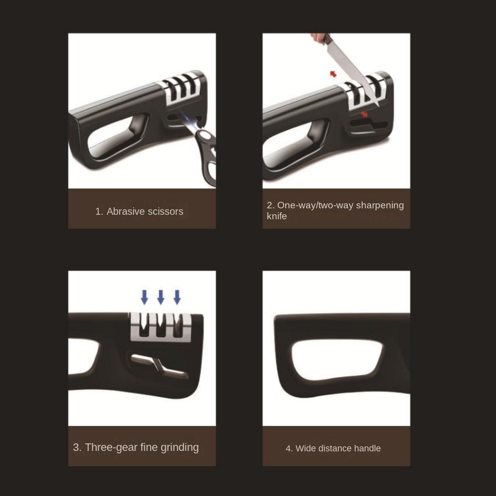 HANYANG Household Fast Moving Knife, Grinding Kitchen Tool, Grinding Knife, Diamond Cut Polyfunctional Vegetable Grinding Tool