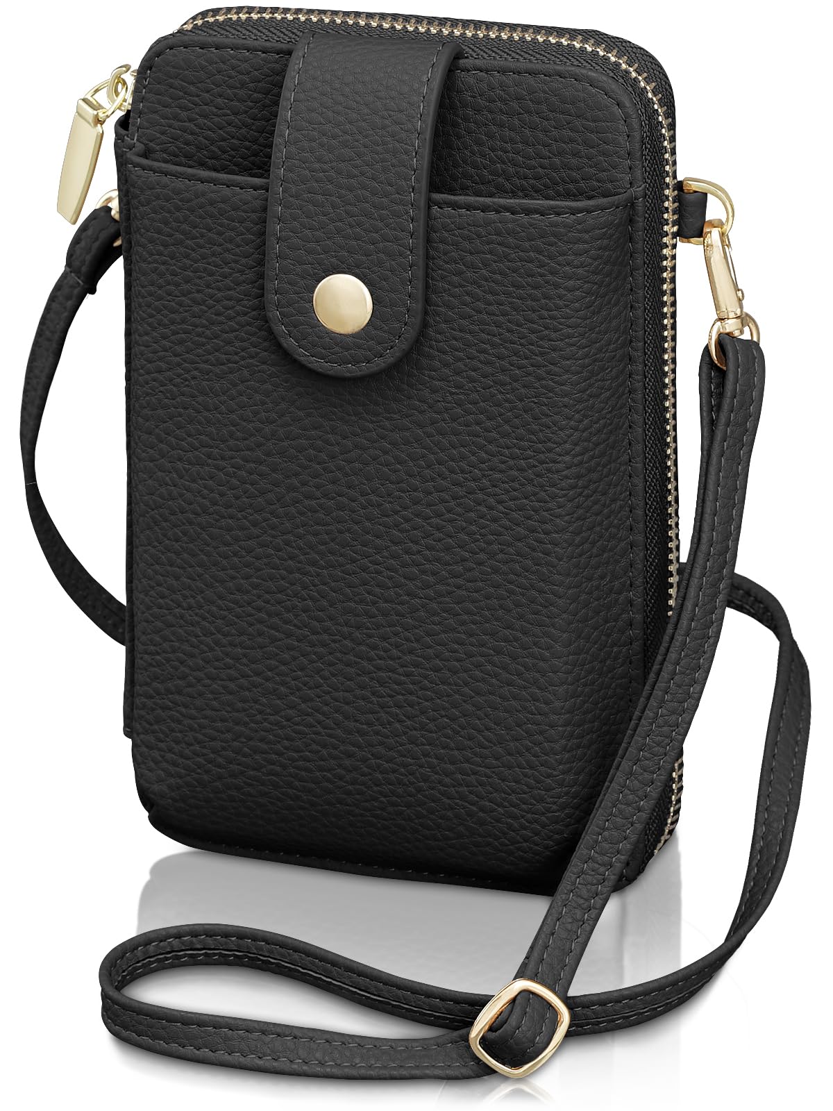 

Smartphone Shoulder Bag Smartphone Pouch Shoulder Bag Smartphone Pochette Lightweight Pouch Wallet Shoulder Mobile Phone Crossbody Vertical Horizontal чорний