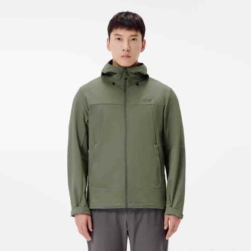 Pelliot Men s Outdoor High-Elastic Water-Repellent Long-Sleeve Softshell Jacket XL