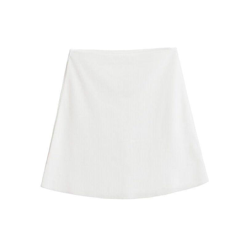 

Модный Ветер 2024 Новая Осенняя Женская Одежда Темперамент Дикий Стройнящий Свободные Рукава Вязаный Верхняя Одежда 5536160 White Skirt L