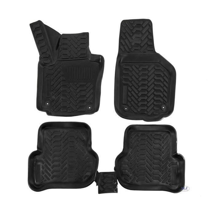 Rubber Floor Mat - J&J AUTOMOTIVE - Skoda Yeti - Custom Made - Non-Slip - Non-Toxic TPE