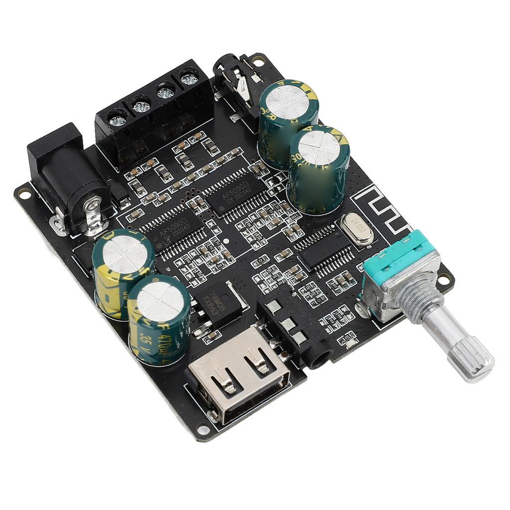 XY C100L Stereo Bluetooth Digital Amplifier Board Dual Channel Infinite Tone Adjustment MP3 Decoding USB External Sound