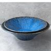 Nordic Blue Ceramic Dinner Plate Restaurant Pasta Steak Plates Home Fruit Salad Bowl Cake Dessert Kitchen Utensils