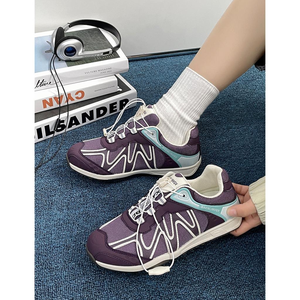 Mesh breathable and light Forrest Gump shoes women's 2025 autumn new fashion versatile sports casual small German training shoes
