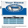 1PC Hertha BSC Custom Name Patterned Flannel Blanket Suitable For All Seasons for Home Decor Warmth and Comfort Gifts Holiday Present