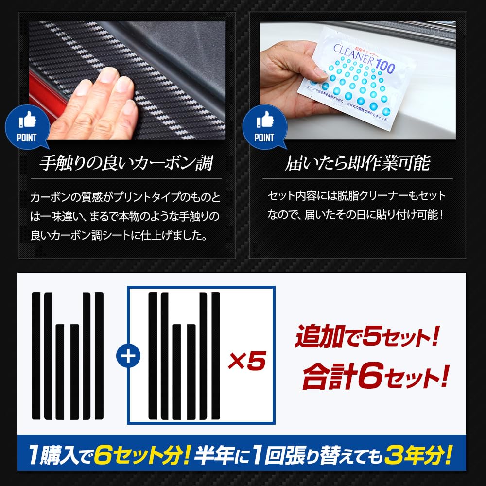 Delica Mini Foot Scratch Protection Carbon Fiber Look Sheets Pieces X 6 DELICA MINI Carbon Fiber Clear Film Cutting Sheet Scratch Prevention Custom