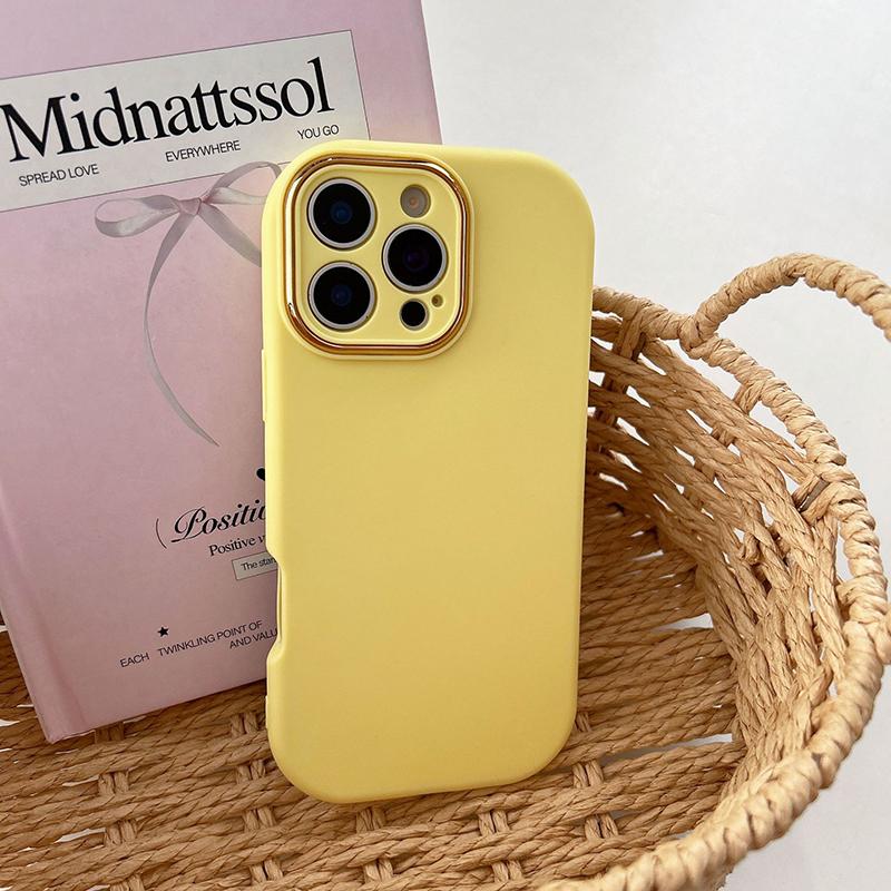 Candy Color Oval Matte Soft Silicone Protective Phone Cover Case For iPhone 11 12 13 14 15 Plus 16 17 Pro Max