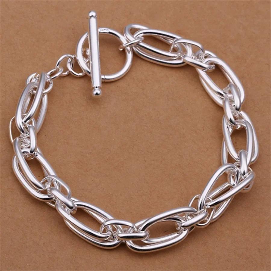 Neues feines Kupfer Massivkettenarmband für Damen Herren Charms Partygeschenk Hochzeitsfeier Modeschmuck Geschenk