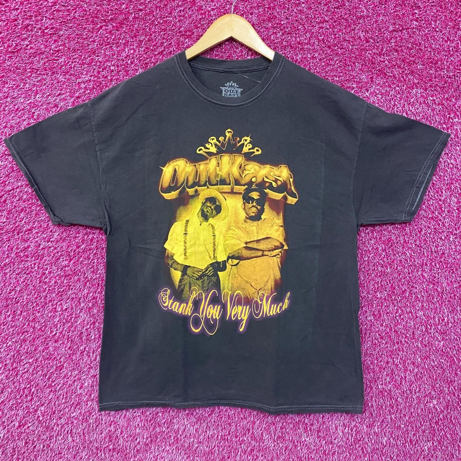 Outkast Stank You Very Much Stankonia Gold Album Rap Black Wash Tee Large XXXXL