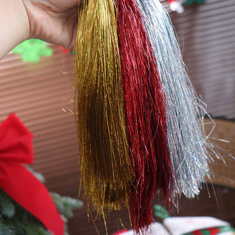 5000 ks Opakovaně použitelná Barevná Hedvábná Dekorace Oslnivá Vánoční Rampouchová Sada Třpytek Dekorace Schodiště