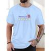 Men's Pattern Summer Casual Crew Neck Short T-shirt