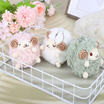 1 Stück Plüsch Lamm Schlüsselanhänger Mini Lamm Puppe Schlüsselanhänger Weiches Stoff Lamm Spielzeug Tasche Anhänger Niedliche Geschenkidee
