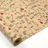 Reindeer Design Holiday Wrapping Paper Large Roll Christmas Gift Wrap Supplies Uses For Festive Party