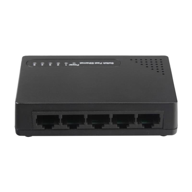 5-портовый коммутатор Fast Ethernet 10/100 Мбит/с, настольные Ethernet-сплиттеры, сетевые Ethernet-сплиттеры RJ45 для офиса 1