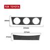 2Pcs Carbon Fiber Console Cover for Toyota Camry