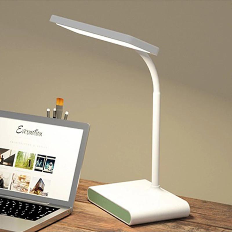 LED Hadicová Stolní Lampa s Dotykovým Čtením Ložnicová Noční Lampa Lampa na Učící Stůl LED Čtecí Vnitřní Stolní Dobíjecí Stolní Lampy