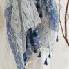 Tassel Scarves Cashew Korean Style Scarves Bohemian Style Shawl Cotton Linen Scarf Female Wraps