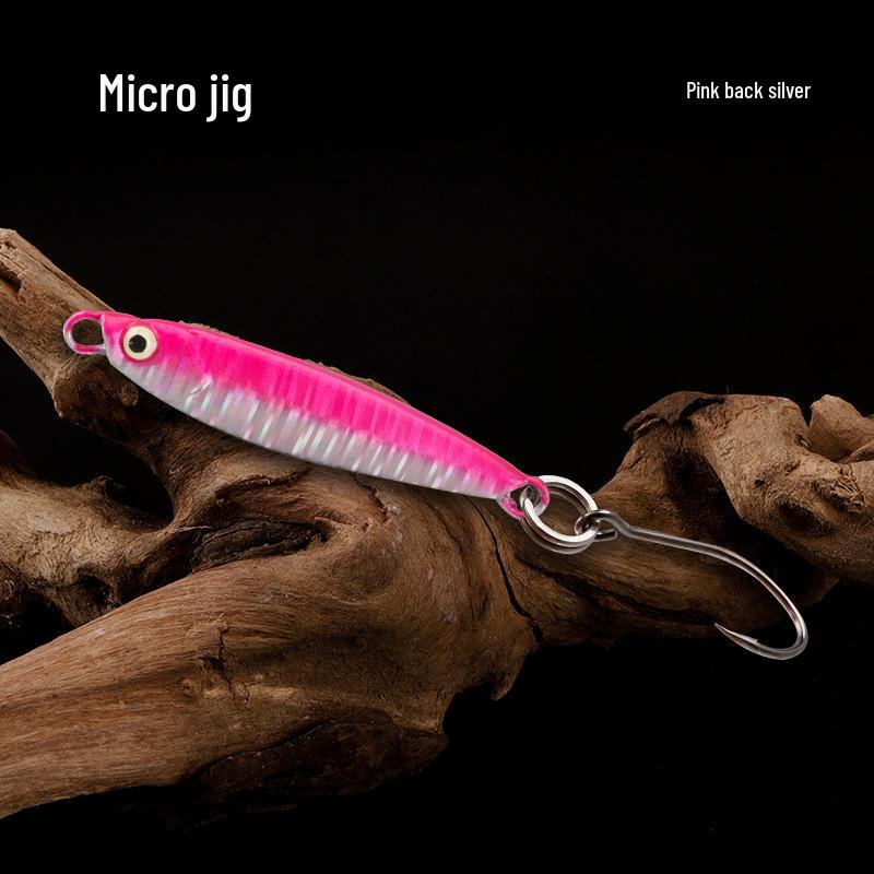 Mini Micro Metal Jig Lure: Stream Bait for Trout, Chub, Whitefish, Tilapia