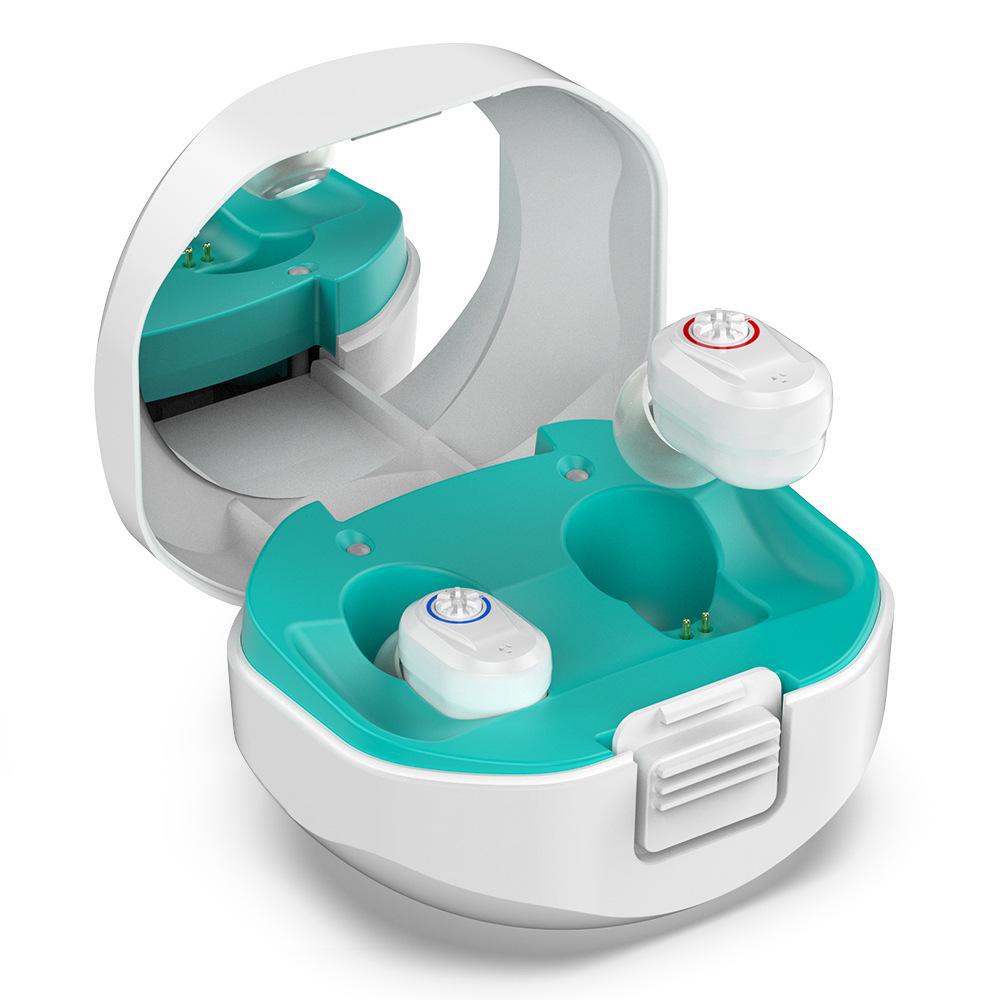 Digital Display TWS Charging Case Hearing Aid for Seniors - In-ear Sound Amplifier