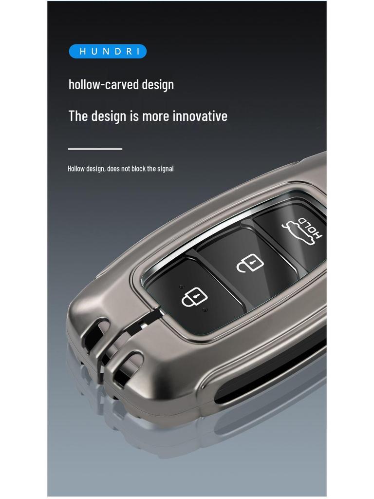 Hyundai Key Cover for 7th Gen Elantra, Fiesta, Sonata, ix35, ix25, and Santa Fe