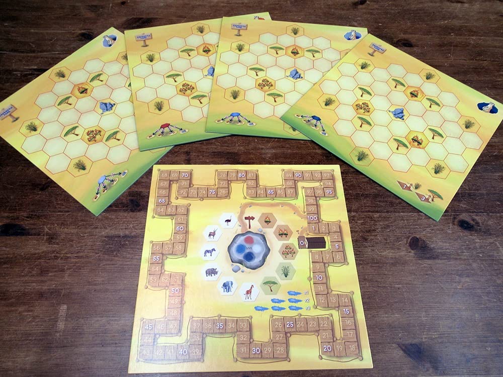 Hobby Japan Savannah Park Japanese Edition Ages Board Game (1-4 Players, 20-40 Minutes, 8+)