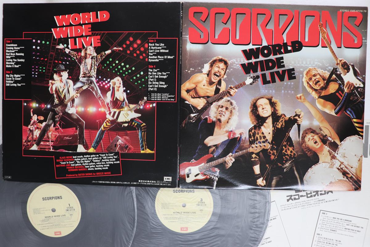

Виниловая пластинка SCORPIONS World Wide Live EMS67178 EMI 1985 Япония Металл Б/у