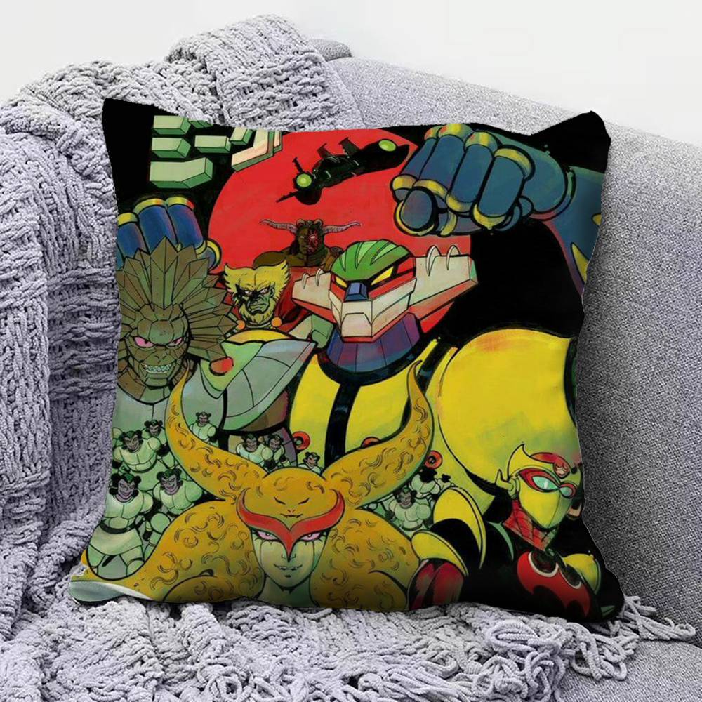 Kotetsu Jeeg Anime Steel Jeeg Pillow Covers Home Sofa Cushion Covers and Aecorative Custom