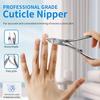 3PCS Cuticle Nippers,Cuticle Trimmer with Nail File and Premium Manicure Scissors,Cuticle Remover,Cuticle Cutter,Multi-purpose Stainless Steel