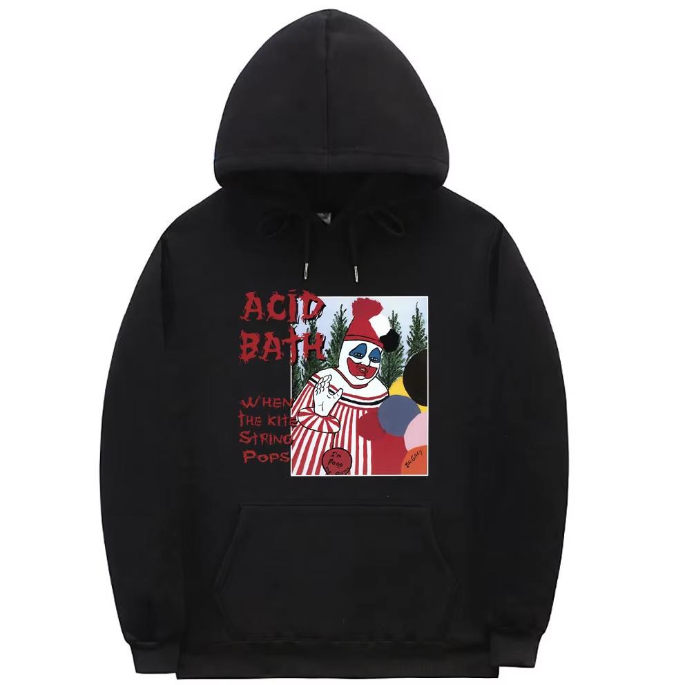 Men Women Fashion Vintage Loose Hoodies Tops Hip Hop Rock Punk Gothic Sweatshirt Acid Bath Hoodie Psychic Tv Coil Sludge Metal