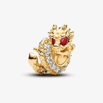 Pulseras de abalorios con dijes del año chino del dragón en plata de ley 925 Fabricación de joyas 2024
