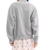 Coach Boyfriend Style Round Neck Letter Print Long Sleeve Sweatshirt Women Sweatshirt Light-Gray CAH74-HGR