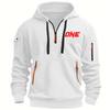 New Models Autumn Winter Men's Leisure Sports Multi-zip Arm Pocket Hoodie Jumper Hoodie Sports and Leisure Jacket