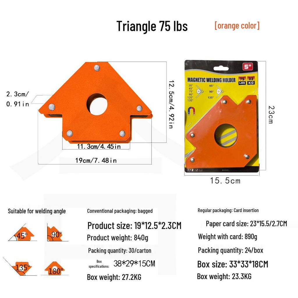6-Piece Magnetic Welding Positioner Set