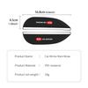 AHL1 For KIA 2pcs Car Rear View Mirror Sticker Rain Eyebrow Cover Auot Accessories Sorento Stinger Soul Spectra Niro Cadenza Sephia