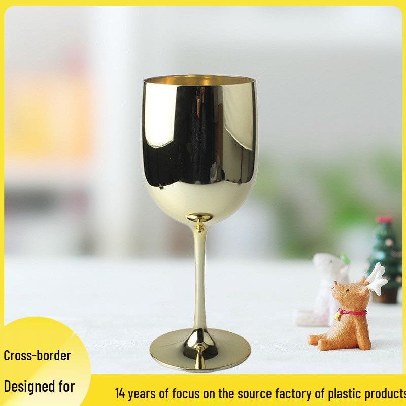 450ml Red Wine & Champagne Plastic Goblet