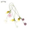 Cute Tulip Flowers phone Strap Lanyards Charms Mobile Phone Case Keychain Car Key Chains Headset Cover Hang