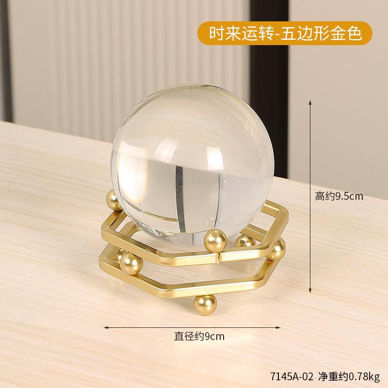 

Crystal Ball Ornament Modern Light Luxury Housewarming Opening Gift Home Furnishing Living Room Wine Cabinet Office Decoration