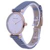 Emporio Armani Gianni T-Bar Grey Dial Quartz AR11386 Women's Watch