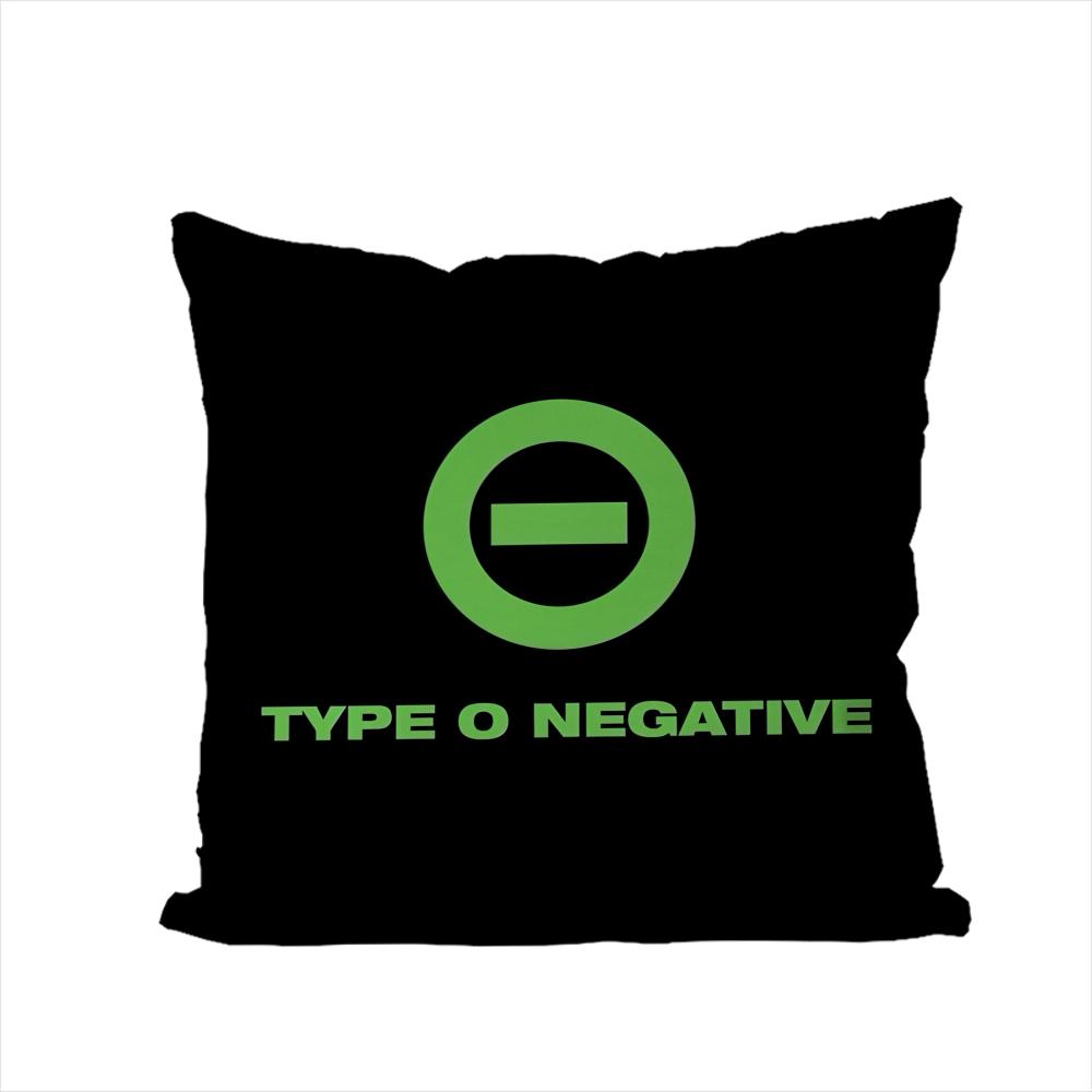 Band TType O Negative Pillow Case For Car Sofa Decorative Home Doublesided Print Plush Square Throw Pillow Cushion Cover
