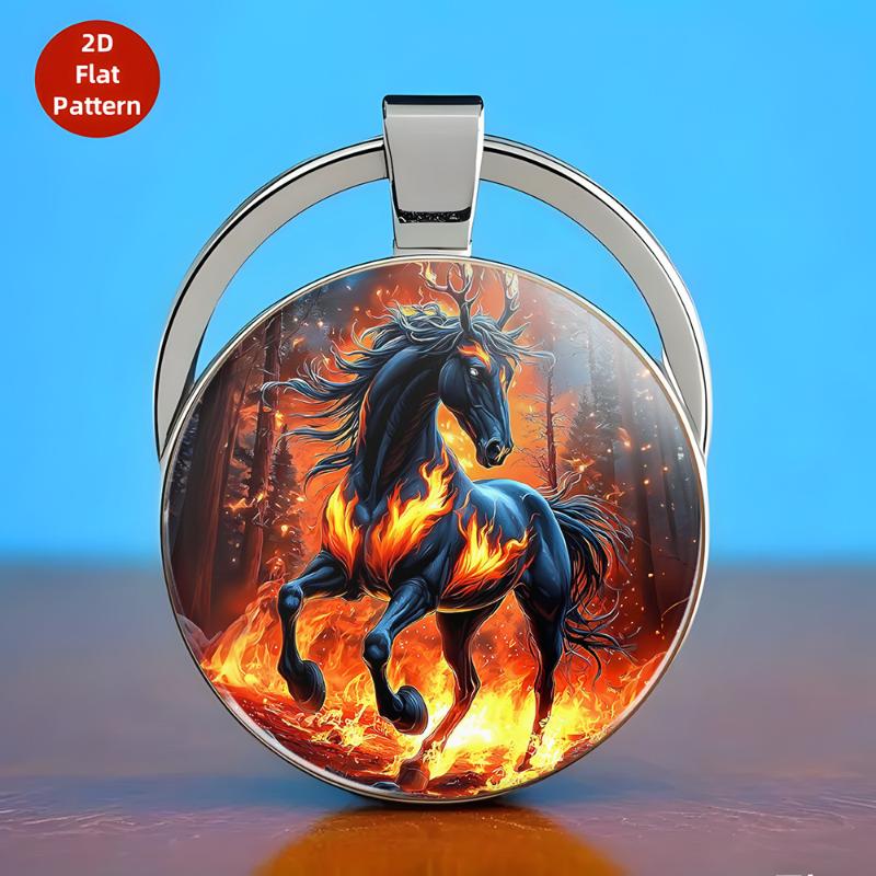 1 buc Ornament cu Clips Flăcări 2D Farmec Chei Cale pentru Rucsac Geantă de Mână Decor Petrecere de Crăciun Cadouri Anul Chinezesc