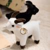 Portachiavi Peluche Capra Carina, Portachiavi Peluche Pecora Piccola, Ciondolo Morbido e Peloso per Borsa per Donne Ragazze, Accessorio Regalo per Zaino Borsa