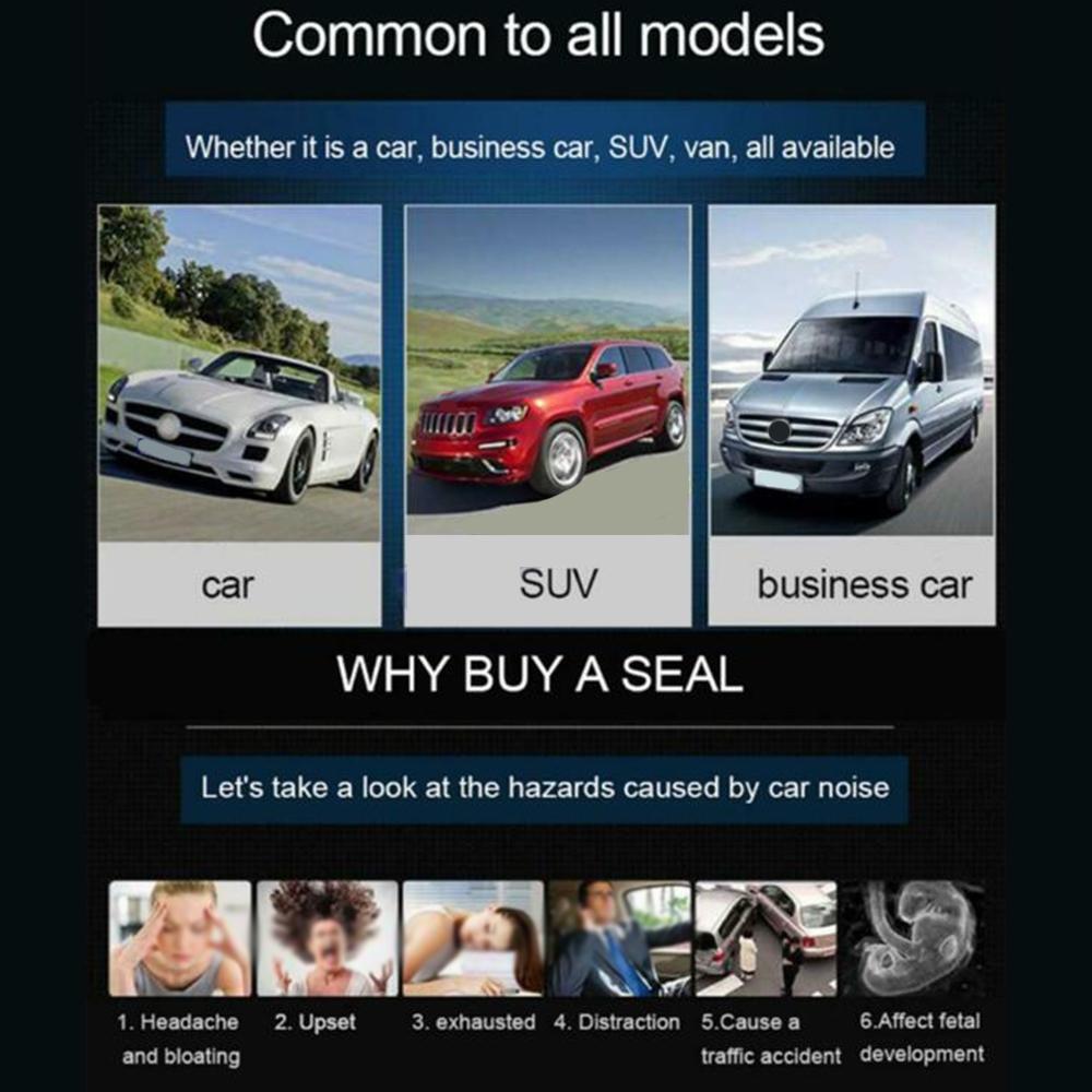 Dichtungsstreifen Gummi Scheinwerfer Stoßfänger Dichtung mit doppelseitigem Klebeband Wasserdicht