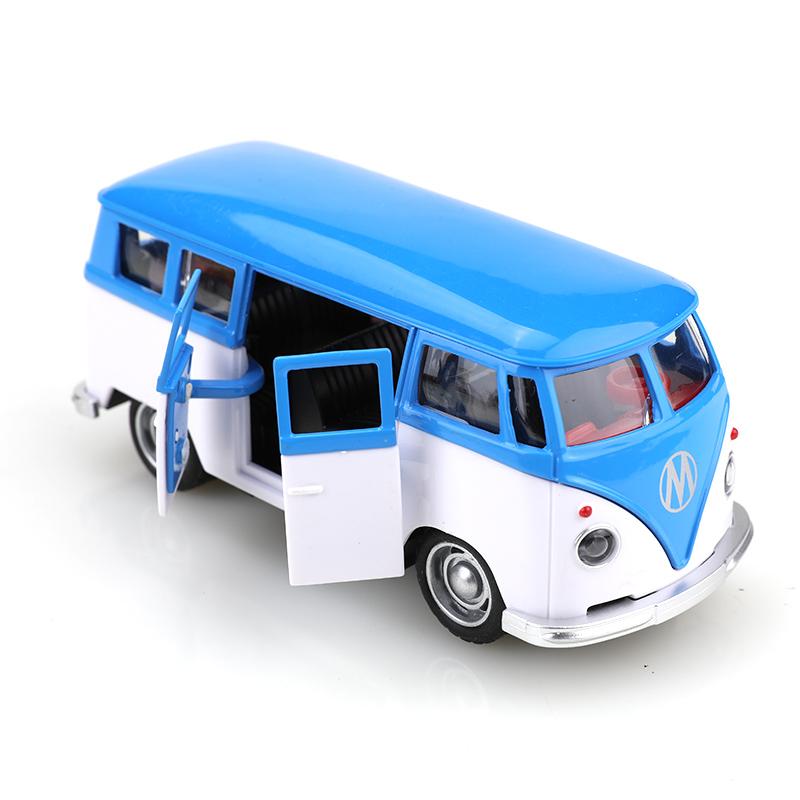 (Insaccato) 1:38 Classico Bus T1 in Lega, Retrò e Raffinato, Un Giocattolo Elegante per Bambini.