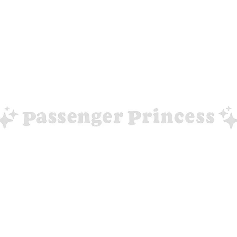 2pc Funny Car Decal 12.5x1.18cm Mirror Decoration Passenger Princess Star Mirror Decal Sticker Rearview Mirror Car Vinyl Decor