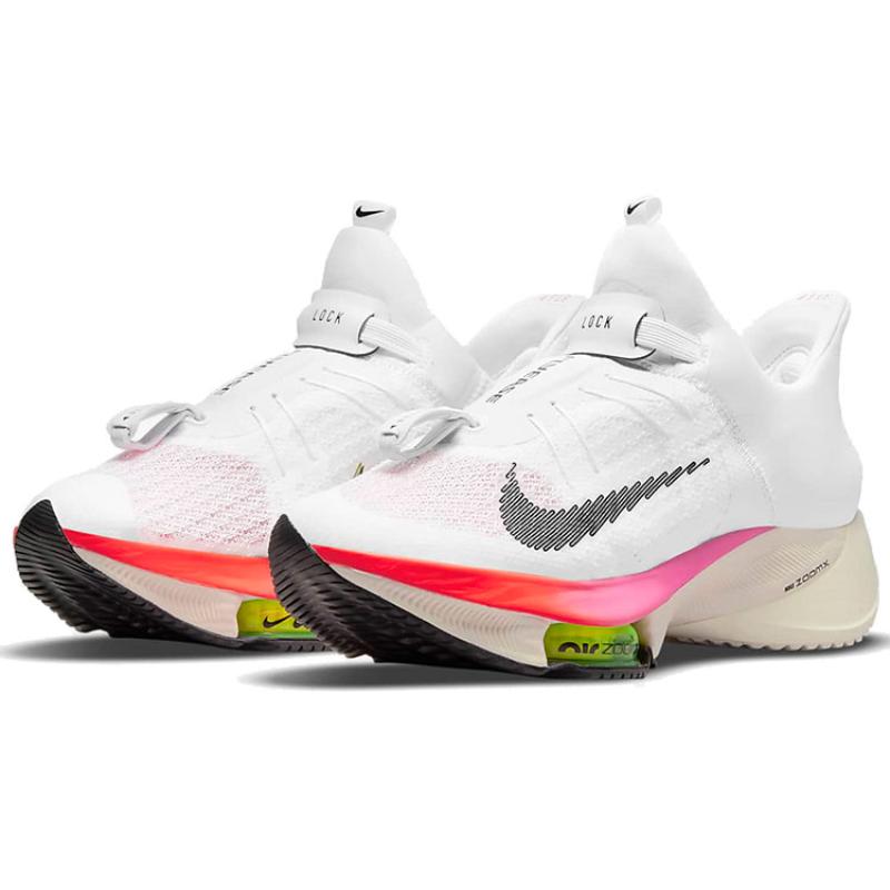 Nike Air Zoom Tempo Next% FlyEase White Pink Blast Women's Sneakers Casual DJ5449-100