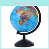 Vibrant Blue Pvc Globe 14.16cm High Definition Earth Model For Classroom Learning In English And Chinese