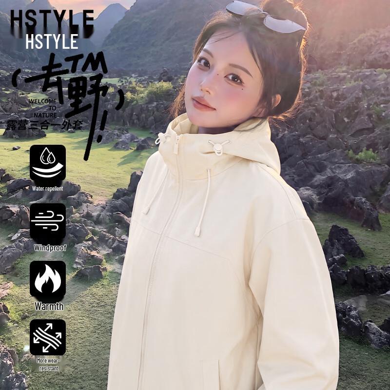 Honeysome Women's Outdoor Windproof Waterproof Jacket
