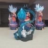 11CM DRAGON BALL Z ANIME CHARACTER Q VERSION VEGETA ACTION DOLL SERIES COLLECTION MODEL TOY SUITABLE FOR CHILDREN S Round Sensory Durable Elastic