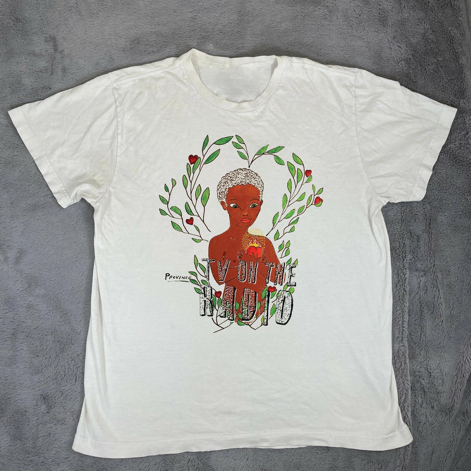 TV on the Radio Band Province White Cotton T Shirt Full Size S-5XL SS446 S